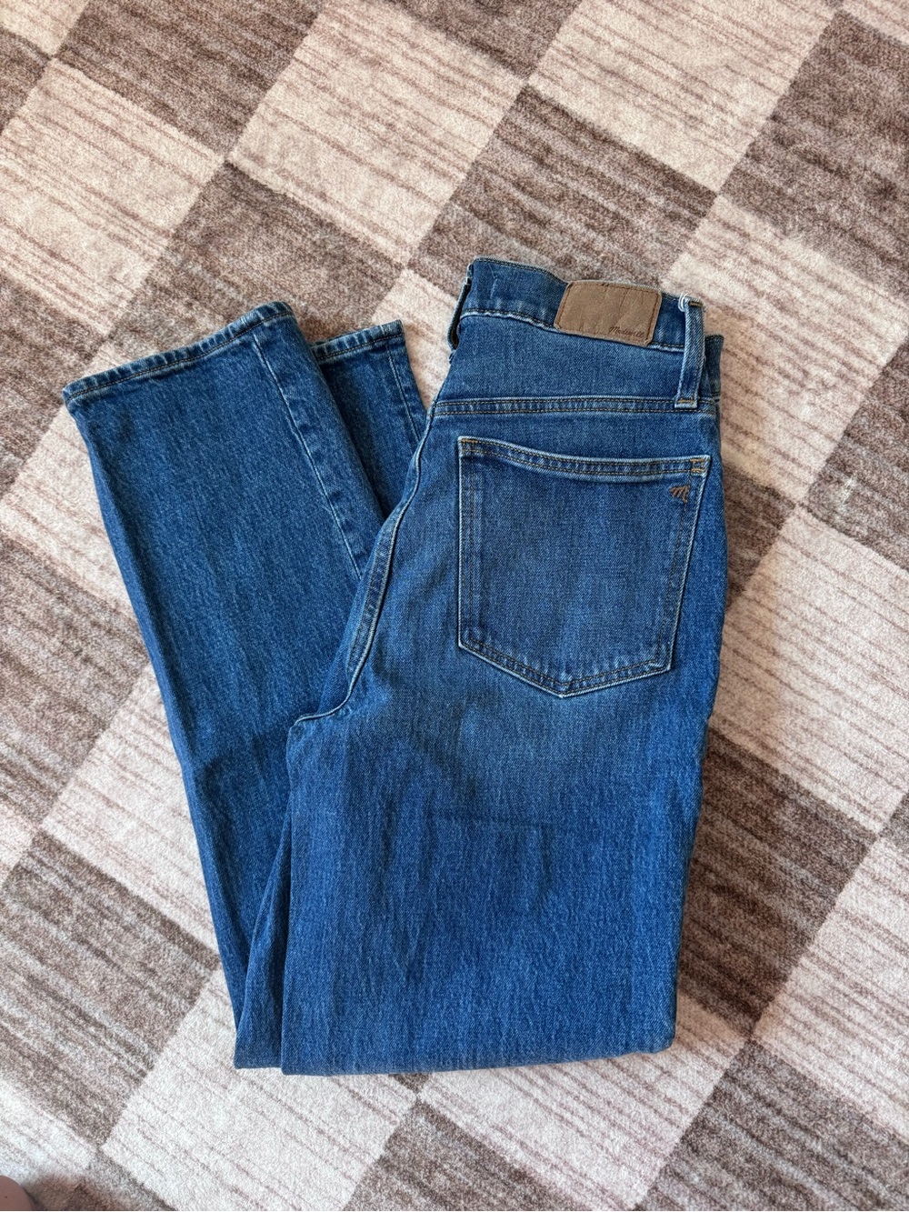 Madewell High-Rise Straight Leg Women’s Jeans - Blue